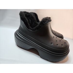Crocs Lined Clogs Black – Women’s 8 / Men’s 6 Bootie